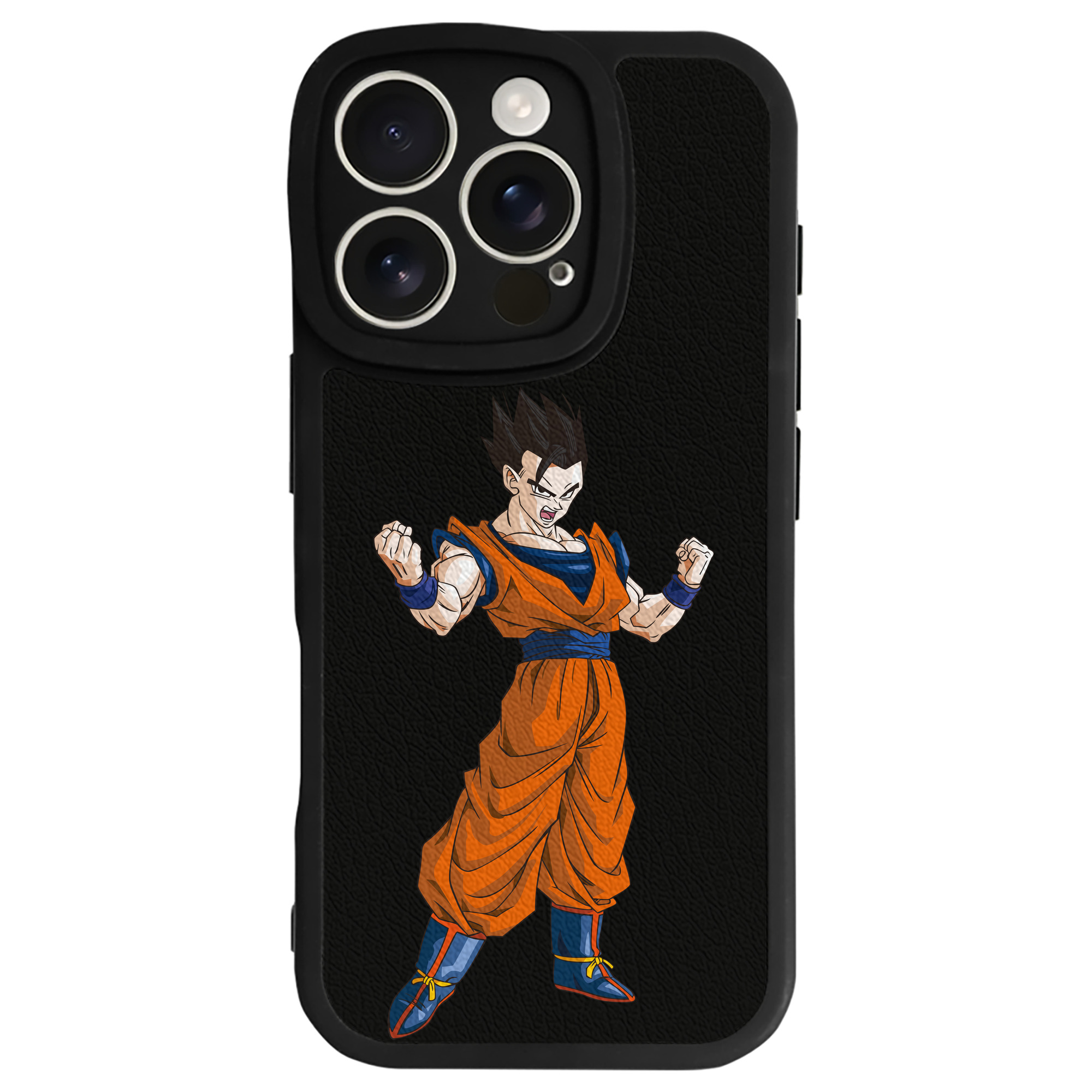 （画像用） ドラゴンボール 孫 悟飯（そんごはん）DRAGON BALL Son Gohan 【iPhone 16シリーズ対応】シリコンスマホケース（レザー調） 材質：シリコン